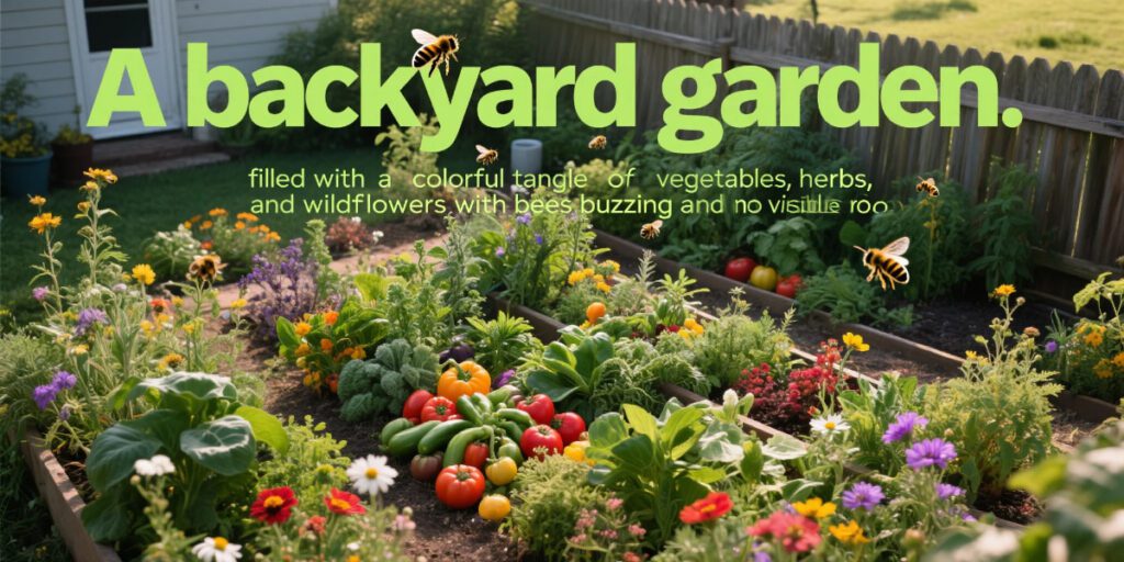 How to start a chaos garden for wild, sustainable gardening with native seeds and minimal intervention