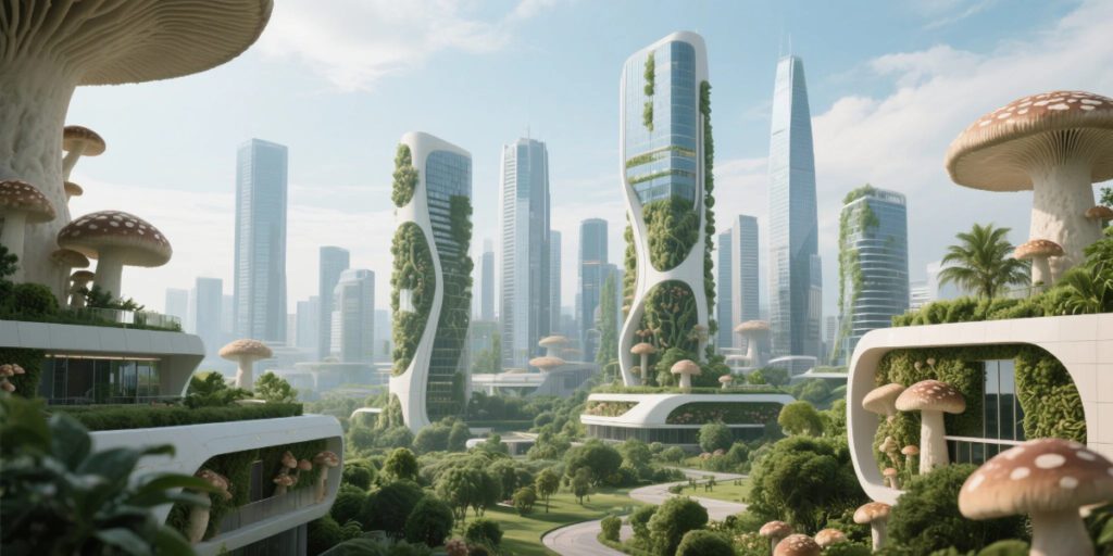 compostable mycelium-based products eco-friendly city sustainable packaging