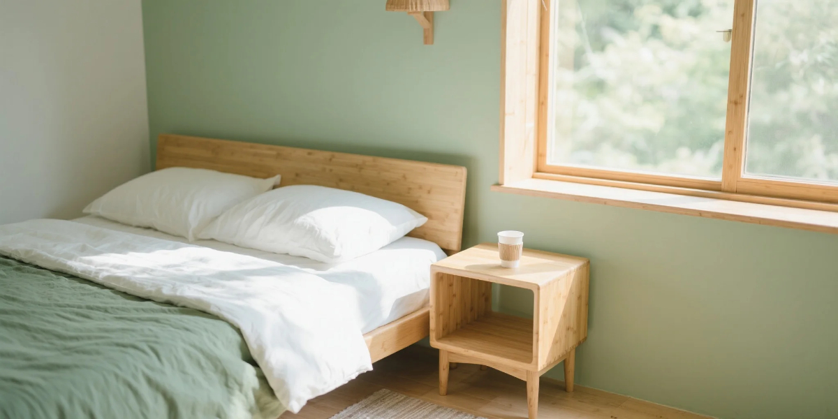 eco-friendly morning routine bedroom sustainable lifestyle USA UK Canada