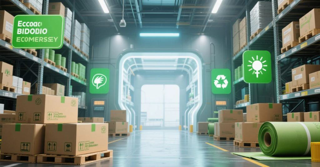 "Green Packaging is the Future of e-commerce sustainable packaging eco-friendly solutions"