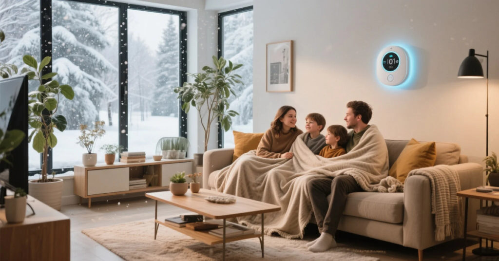Save on Energy Bills in Winter with cozy indoor heating tips