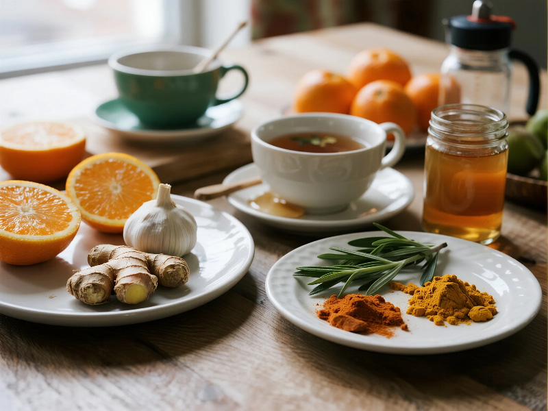 Immune-boosting foods and drinks for Cold & Flu Prevention Tips
