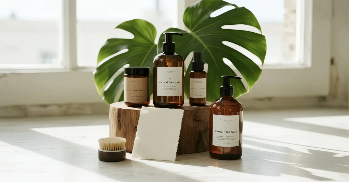 Natural Face Washes eco-friendly skincare products 2026