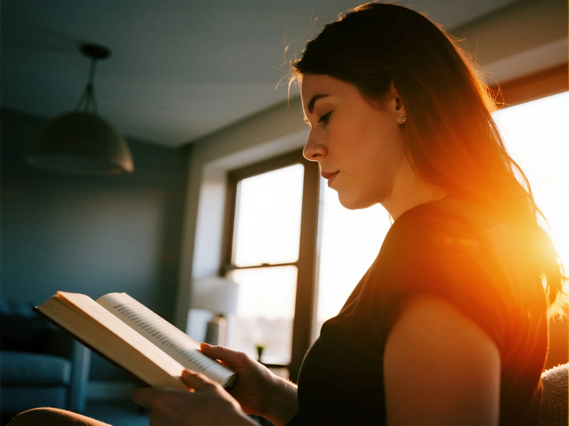 Woman learning How to Grow Spiritually in a Busy, Modern World