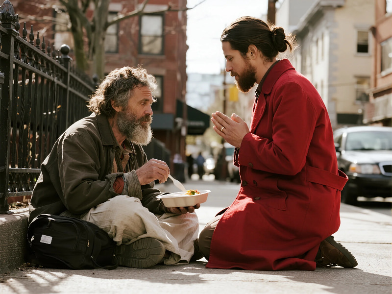 “Helping the needy shows how Loving Others Reflects Jesus’ Heart”