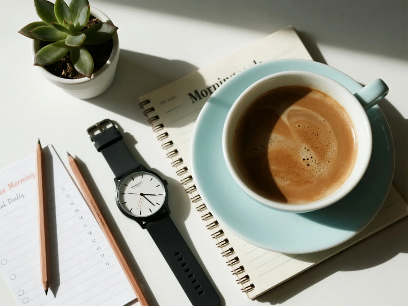 Tools used for the power of a positive morning routine