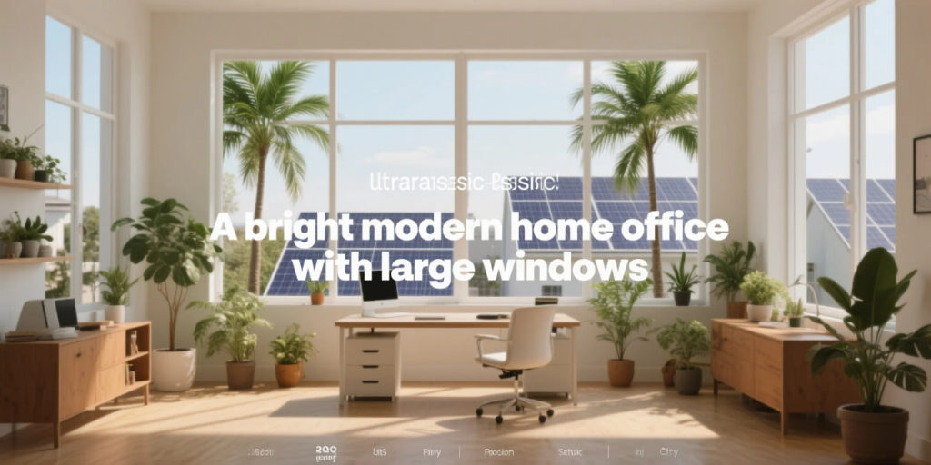 Sustainable Living for Hybrid and Remote Workers eco-friendly home office